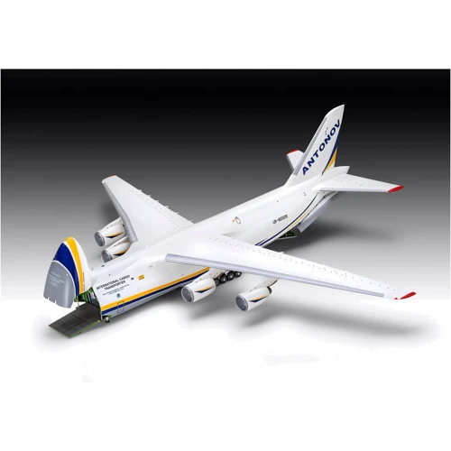 Сборная модель-копия Revell Грузовой самолет АН-124 Руслан уровень 5 масштаб 1:144 фото 8