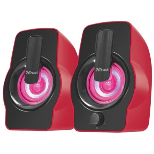 Акустична система Trust 2.0 Gemi RGB Red (22979): Вихідна потужність колонок 12 Вт