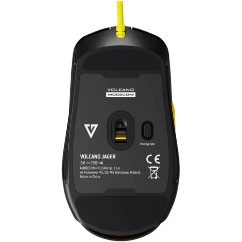Мышь Modecom Jager Volcano RGB Hot-Swap Custom USB Black (M-MC-JAGER-100): Вес 69 г