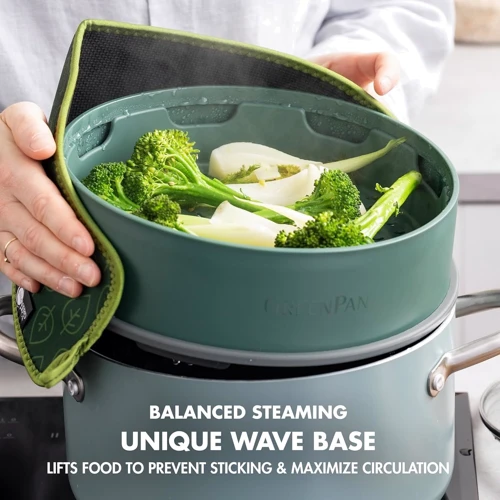 Вставка-пароварка GreenPan Steam 24 см зеленый (CC006629-001)