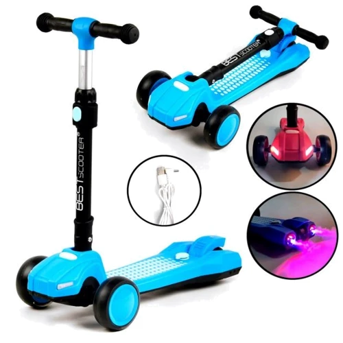 Самокат Best Scooter блакитний (LT-10635)