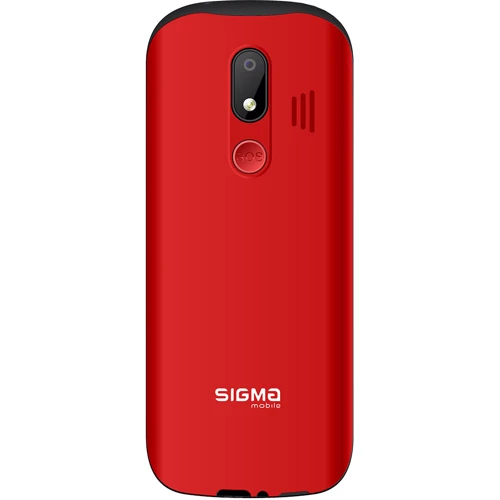 Мобільний телефон Sigma mobile Comfort 50 Optima Type-C Red (UA UCRF): Дисплей 3.5" TN (480х320)