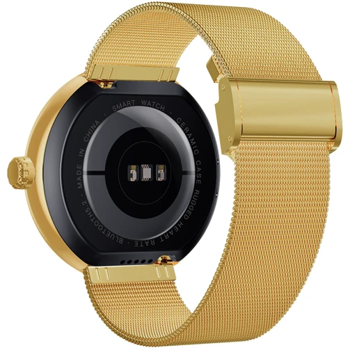 Смарт-часы Forever Forevive 5 SB-365 Gold + ремешок: Материал корпуса нержавеющая сталь