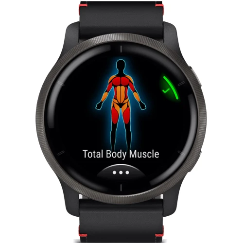 Смарт-часы Garmin Venu 2 Slate Stainless Steel Bezel with Black Case and Leather Band (010-02430-21): Цвет ремешка черный