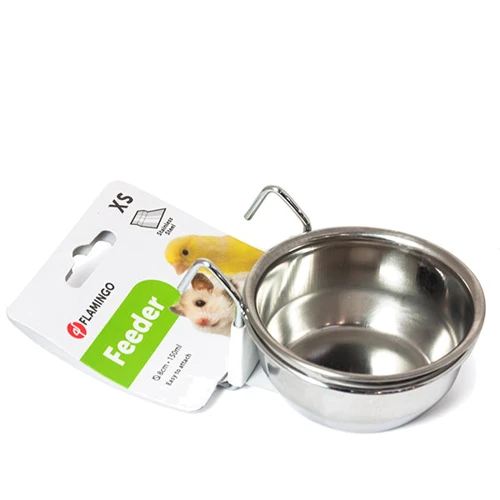 Кормушка Flamingo Feeder With Hook для мышей хомяков дегу шиншилл небольших птиц навесная с крючками 8 см 0.15 л