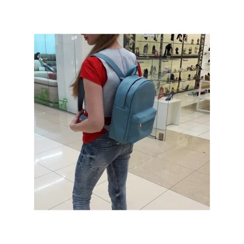 Жіночий рюкзак Sambag Brix BB блакитний (11411010): Тип ручки Плечевой ремень, Короткая ручка