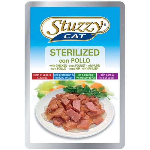 Корм для стерилизованных кошек Stuzzy Cat Sterilized Chicken курица в соусе, пауч, 100г
