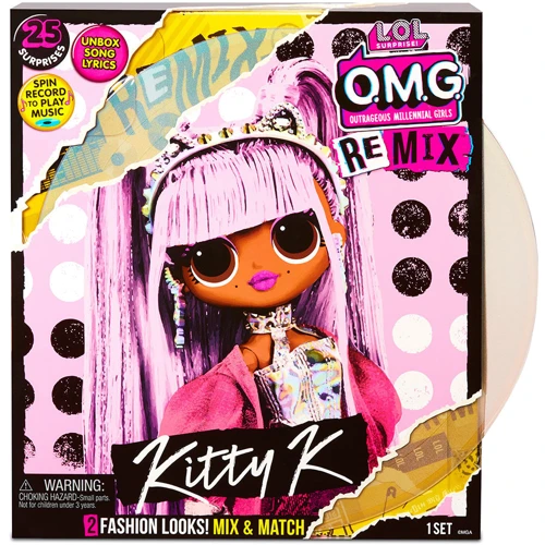 Игровой набор с куклой L.O.L. SURPRISE! серии "O.M.G. Remix" - Королева Китти 567240