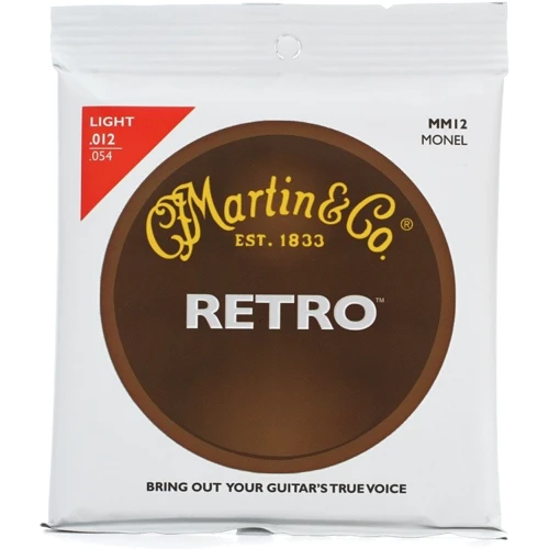 Струна для гитар Струны MARTIN MM12 Retro Light (12-54)