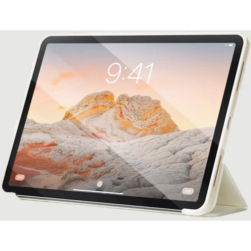 Аксессуар для iPad BeCover Tri Fold Soft TPU Silicone Beige for iPad Air 13 (2024 / 2025) (711740): Цвет бежевый