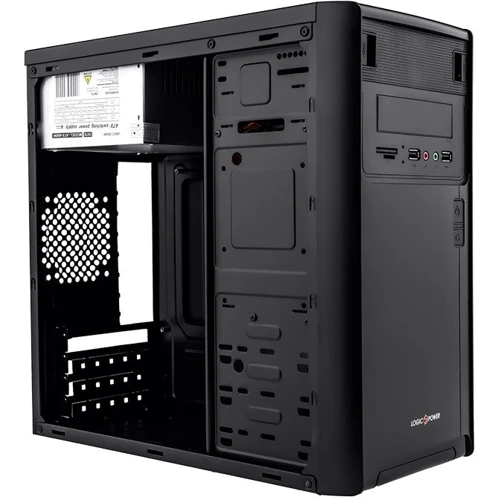Корпус LogicPower 6103 450W MATX Black: Форм-фактор материнської плати Micro-ATX / Mini-ITX