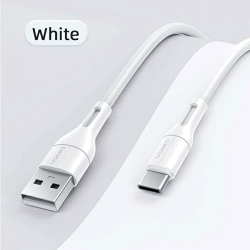Кабель Usams USB Cable to USB-C 1m White (US-SJ501)