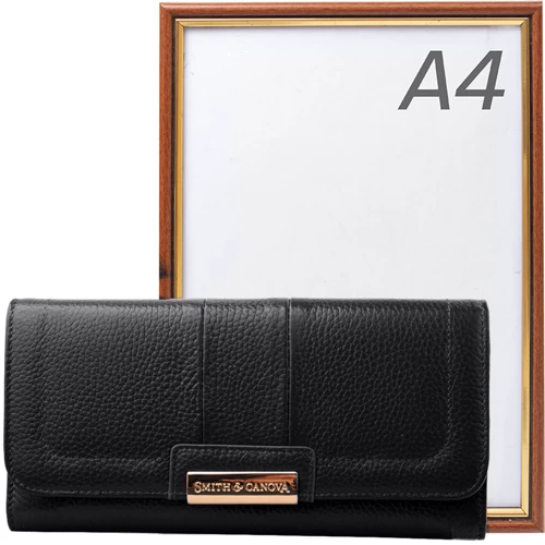 Женский кошелек Smith&Canova черный (FUL-28536-black): Страна производитель Великобритания