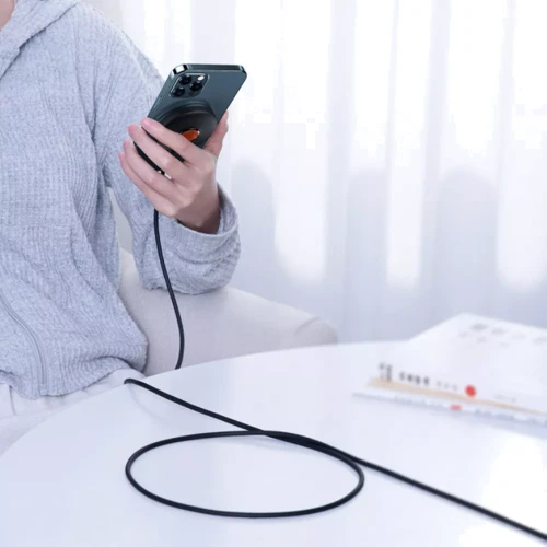 Зарядний пристрій Baseus Wireless Charge Simple MagSafe 15W Black (CCJJ000001) for iPhone 16 I 15 I 14 I 13 I 12 series фото 6