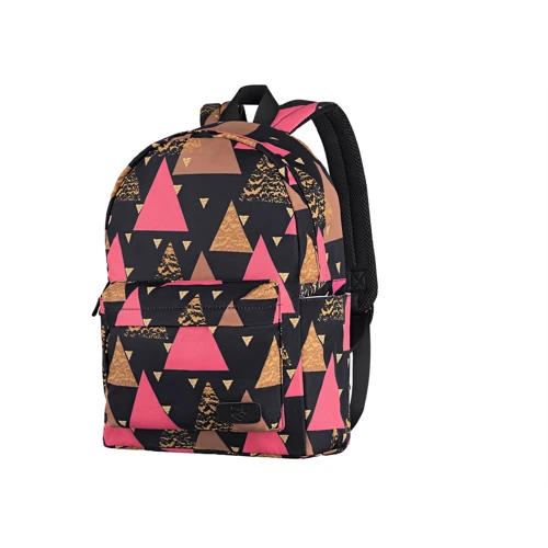 Сумка для ноутбука 2E Bags&Cases 13" TeensPack Triangles Backpack Black (2E-BPT6114BK)