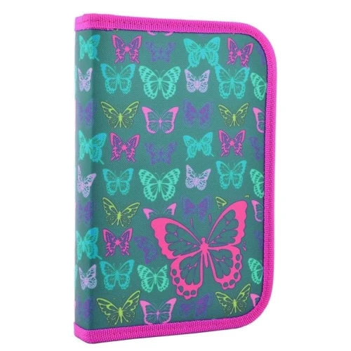 Пенал твердый одинарный с клапаном Smart HP-03 Butterfly