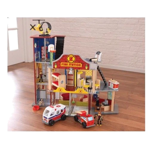 Пожежна станція KidKraft Deluxe Fire Rescue Set (63214)