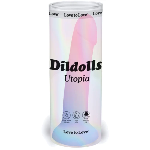 Фаллоимитатор с цветным градиентом Love To Love DILDOLLS - UTOPIA ультрамягкий