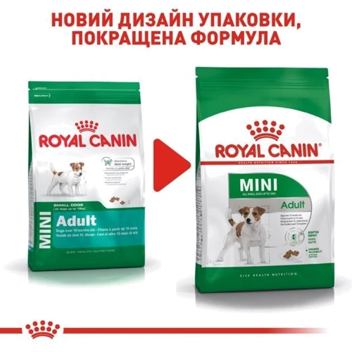 Сухой корм для собак Royal Canin Mini Adult мелких пород 8 кг (3001080): Вес упаковки 8 кг