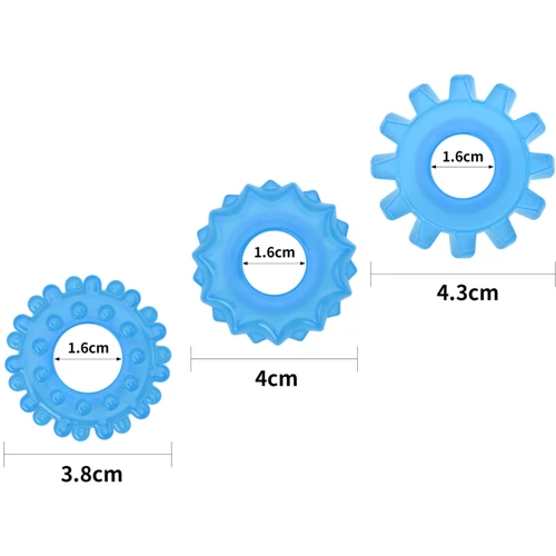 Набор эрекционных колец LoveToy Lumino Play Penis Ring