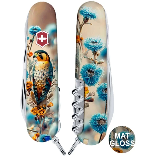 Мультитул Victorinox HUNTSMAN UKRAINE Шляхетний Сокіл (Vx13713.7_T3260pw) фото 6