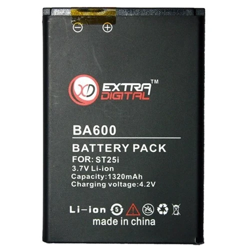 Аккумулятор ExtraDigital 1320mAh (BMS6344) for Sony Ericsson BA600