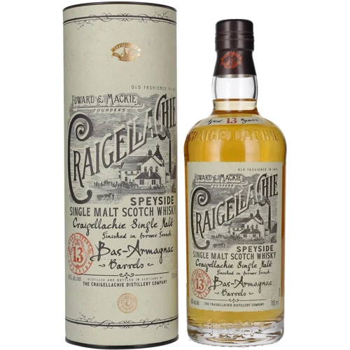 Виски Craigellachie 13yo Armagnac Cask Finish, 0.7л 46%, в подарочной упаковке (BWR8376)
