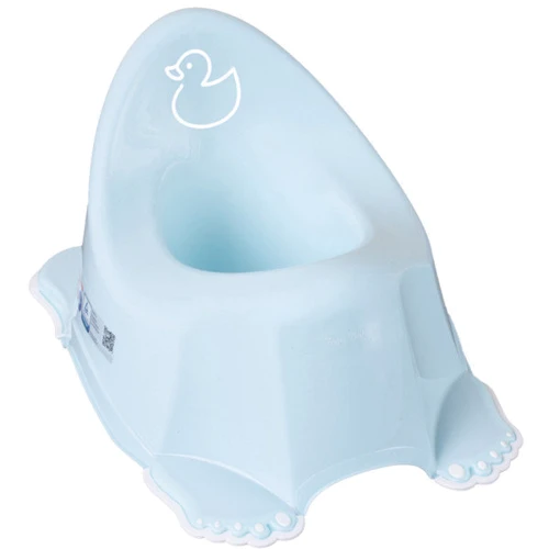 Горшок антискользящий музыкальный Tega Duck PO-070 light blue