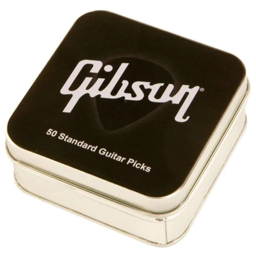 Медиатор Набор медиаторов Gibson 50 Pack Picks Medium (50 шт): Форма медиатора Standard