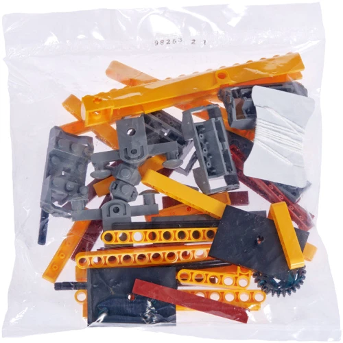 Конструктор ZIPP Toys Поезд DPK32 с рельсами желто-черный