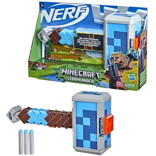 Бластер Hasbro Nerf Майнкрафт молот Штормландер (F4416): Тип бластер