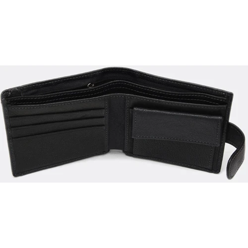 Мужское портмоне Ricco Grande черное (K1203-black): Материал Натуральная кожа