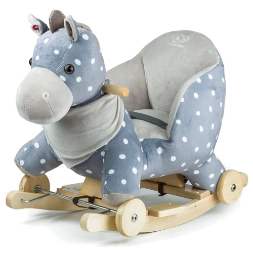Лошадка-качалка с колесиками Kinderkraft Gray (KKZKONIGRY0000)