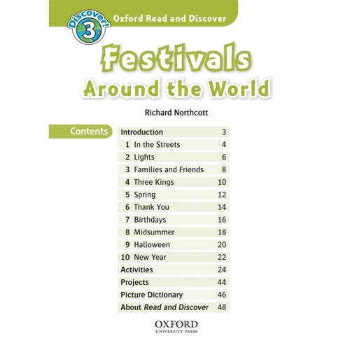 Oxford Read and Discover 3: Festivals Around the World: Обкладинка Мягкая