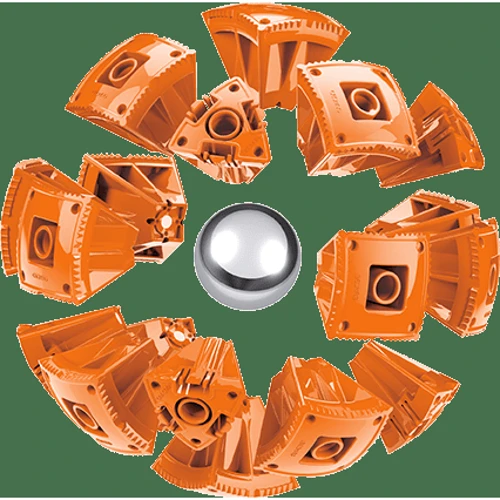 Конструктор магнитный Geomag KOR Pantone Orange (PF.800.671.00) фото 8