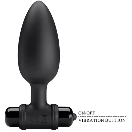Анальный стимулятор с вибрацией Pretty Love Vibra Butt Plug II, BI-040107