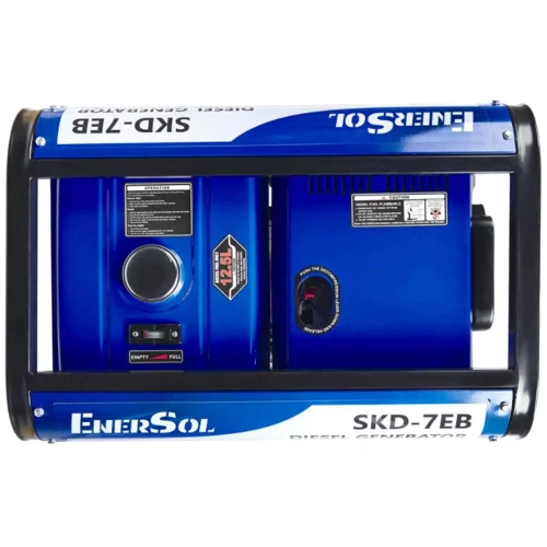 Дизельний генератор EnerSol SKD-7E 6.5 кВт: Обсяг паливного бака 12.5 л