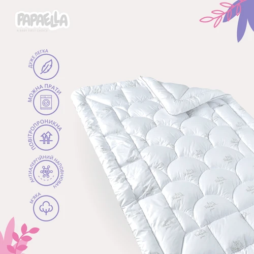 Детское одеяло Papaella Super Soft Classic антиаллергенное 100х135 см (8-11863): Размер, см 100x135