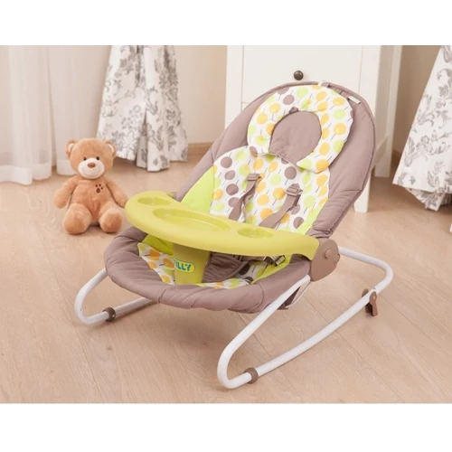 Колыбель-качели Carrello Nanny CRL-0005 Beige Dot: Возраст с рождения
