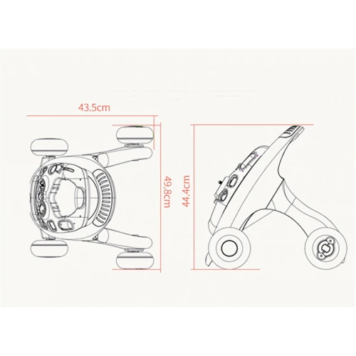 Каталка-ходунки Beiens игровой развивающий центр (TC03)