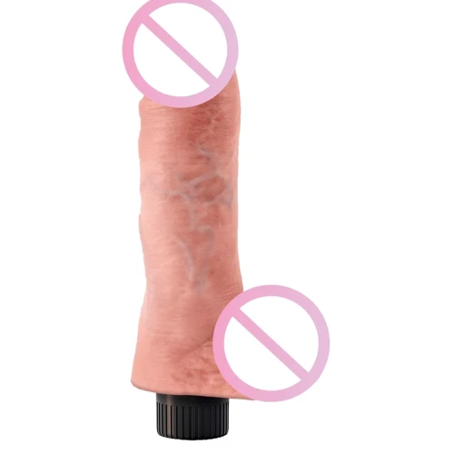 Pipedream Vibrating King Cock W Balls 8 Inch - вибратор, 15.2х5.1 см