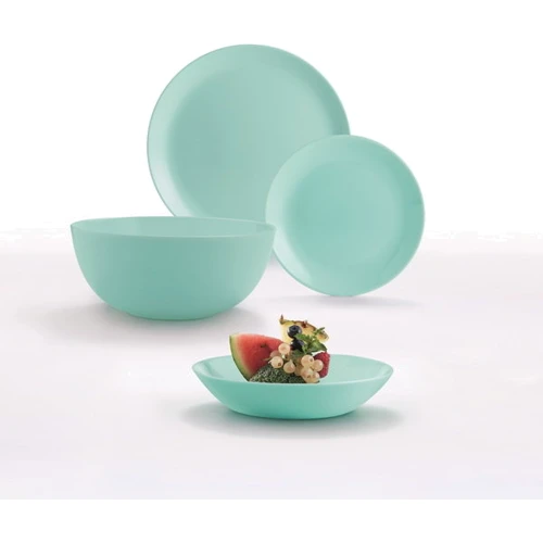 Столовый сервиз Luminarc DIWALI LIGHT TURQUOISE 19 предметов (P2947)