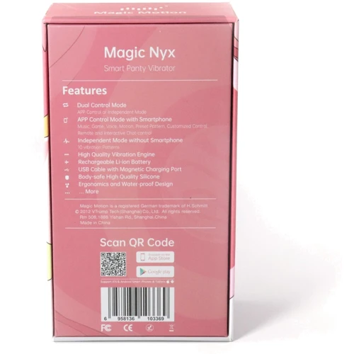 Смарт-вибратор в трусики Magic Motion Nyx