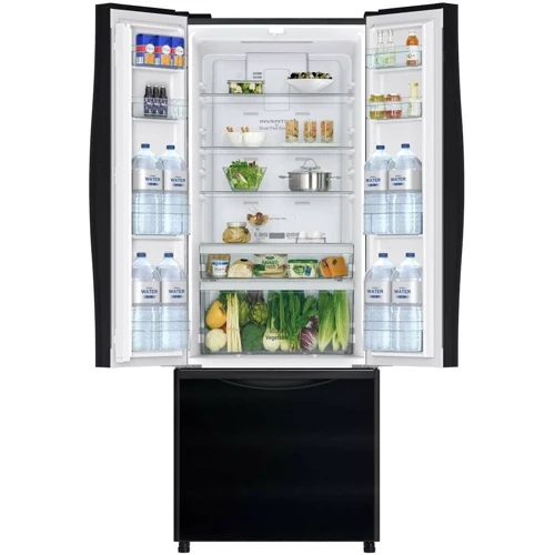 Холодильник Side-by-Side Hitachi R-WB600PUC9GBK: Размеры ВxШxГ, см 179.5x68x76