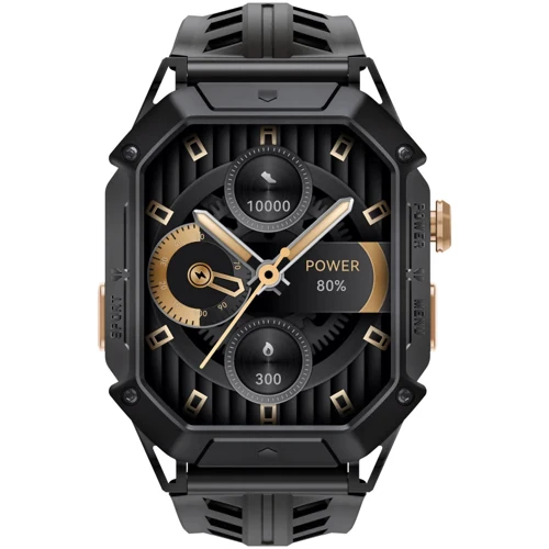 Смарт-часы Haylou Watch IRON N1 (LS24) Black: Дисплей 2.13" AMOLED (410x502)