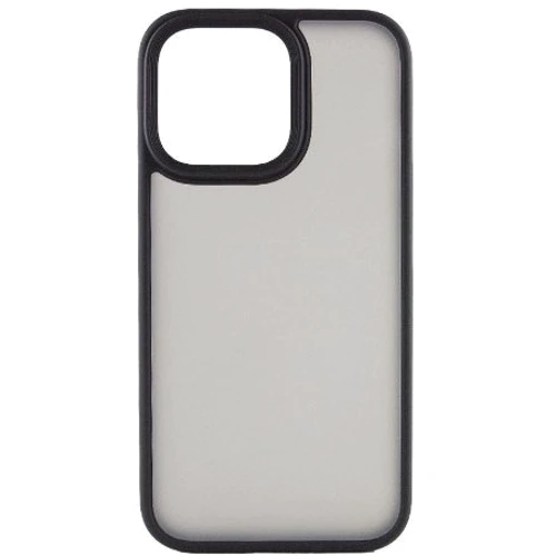 Чехол для iPhone Mobile Case TPU+PC Metal Buttons Black for iPhone 14 Pro Max