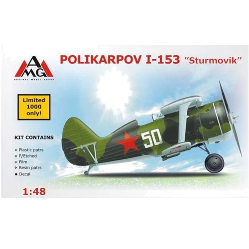 Модель AMG Models Штурмовик Поликарпов И-153 (AMG48306)