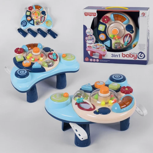 Игровой центр 3в1, пищалка, трещотка, свет, звук (898-2100)