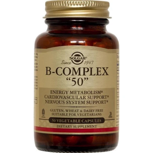 Solgar B-Complex "50" 50 Vegetable Capsules