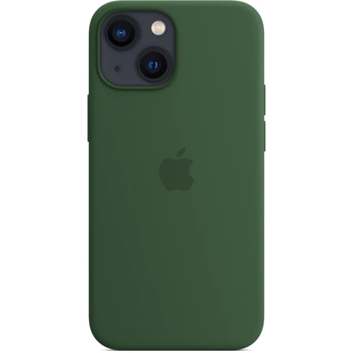 Чехол для iPhone Apple Silicone Case with MagSafe Clover (MM1X3) for iPhone 13 mini: Цвет зеленый